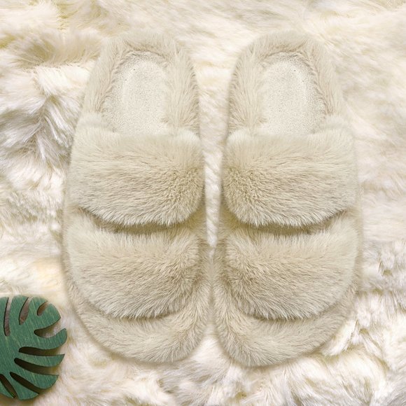 B. Encore Slippers for Woman. Soft Indoor Outdoor Open Toe Winter Slippers - Picture 5 of 5